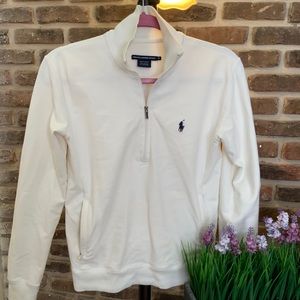 ralph lauren sport white sweatshirt